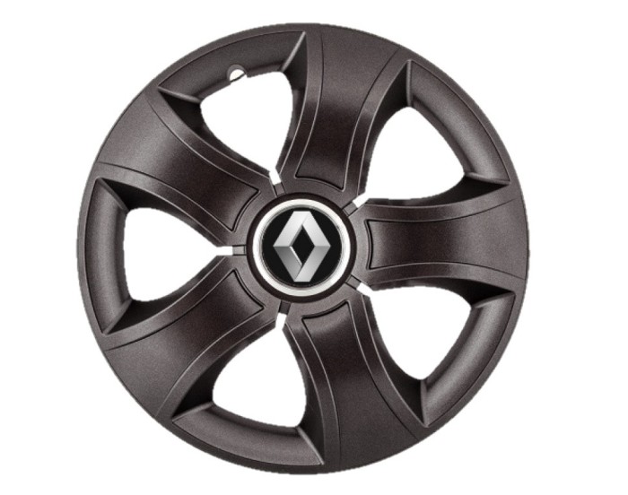 Set 4 capace roti Bis Negru R14 pentru gama auto Renault