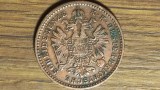 Austria Imperiu Habsburgic - moneda de colectie - 1 kreuzer 1881 - superba, detalii excelente !