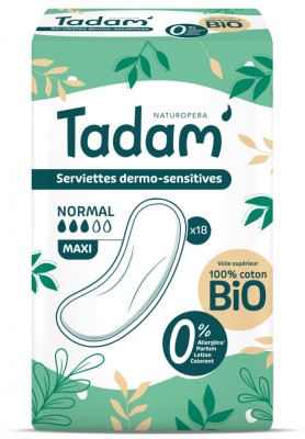 Absorbante BIO hipoalergenice Maxi Normal Tadam foto