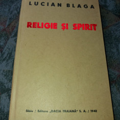 RELIGIE SI SPIRIT LUCIAN BLAGA