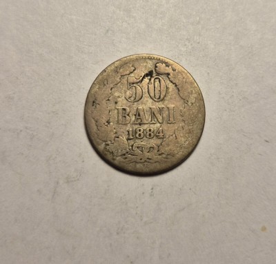 50 Bani 1884 foto