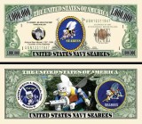 !!! SUA = FANTASY NOTE - US NAVY SEABEES - 2002 - UNC