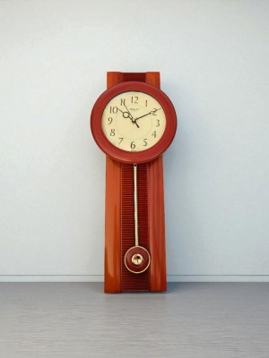 Ceas de perete vertical clasic cu pendul 52 cm foto