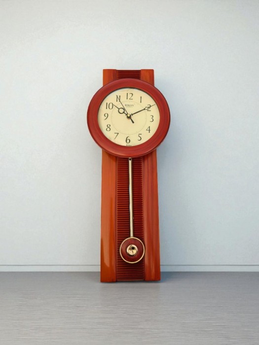 Ceas de perete vertical clasic cu pendul 52 cm