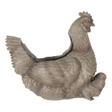 Cumpara ieftin Ghiveci flori Gaine polirasina gri 46x30x38 cm