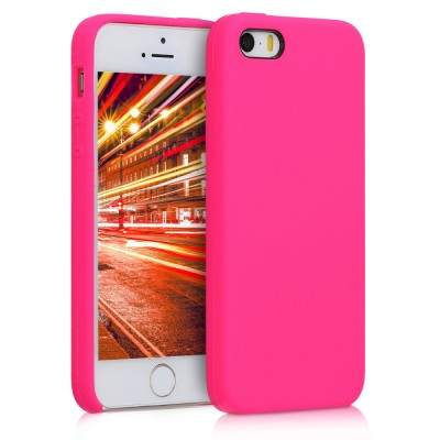 Husa pentru Apple iPhone 5 / iPhone 5s / iPhone SE, Silicon, Roz, 42766.08 foto