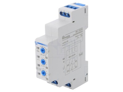 Timer Electronic DPDT 24V pentru Șină DIN foto