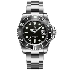 Ceas automatic de scufundari STEELDIVE SD1953, 41 mm, mecanism NH35, cristal safir, 30 ATM, otel inoxidabil 316L