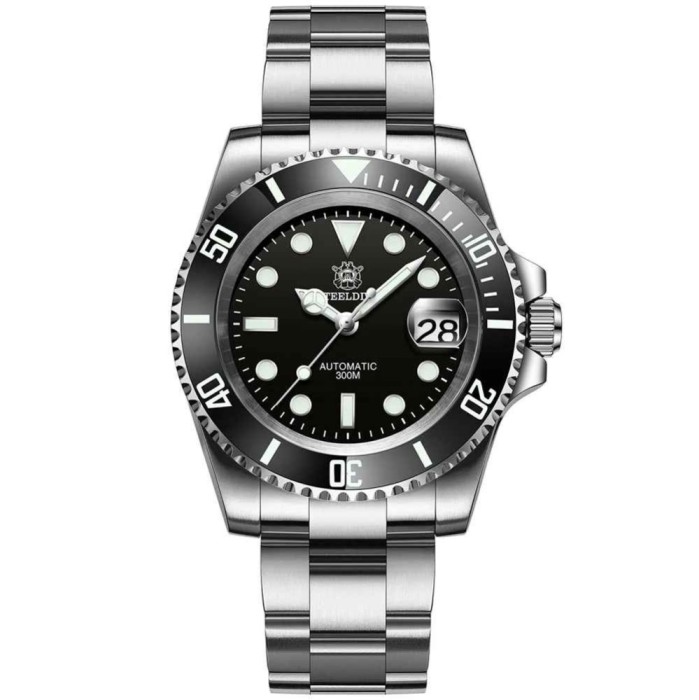 Ceas automatic de scufundari STEELDIVE SD1953, 41 mm, mecanism NH35, cristal safir, 30 ATM, otel inoxidabil 316L