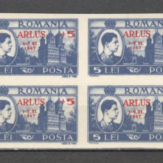 Romania.1947 Congresul ARLUS-supr. bloc 4 TR.554