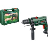 Masina de gaurit si insurubat (bormasina) Bosch EasyImpact 600, 600 W, 3000 RPM, 45.000 percutii/min, 15 Nm, 25 mm diametru maxim gaurire, limitator r