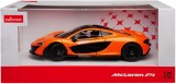 Macheta Auto McLaren P1 Rastar, Metal, Scara 1:24, Portocaliu, 3 ani+