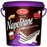 Galeata 1kg Napolitane Crocante crema de cacao cu lapte Morello MGR23434