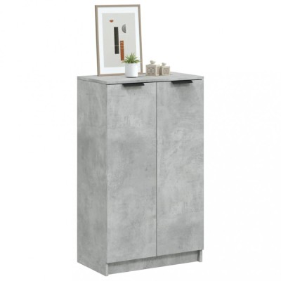 vidaXL Pantofar, gri beton, 59x35x100,5 cm, lemn compozit foto