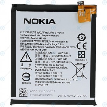 Baterie Nokia 8 (TA-1012 TA-1004) HE328 3030mAh BPNB100002S foto