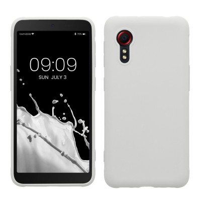 Husa Kwmobile pentru Samsung Galaxy Xcover 5, Alb, Silicon, KWM000012NV029C foto