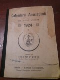 CALENDARUL ASOCIATIUNII PE ANUL VISECT 1924