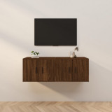 Dulapuri TV de perete, 2 buc., stejar maro, 57x34,5x40 cm GartenMobel Dekor, vidaXL
