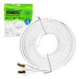 Cumpara ieftin Resigilat : Cablu de retea plat S/STP CAT8 PNI U8075W, 2 x RJ45, 4 perechi de fire