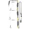Montura three sections WPC, 3 carlige, 25 g