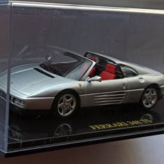 Macheta Ferrari 348 TS Cabrio 1990 silver - IXO/Altaya 1/43