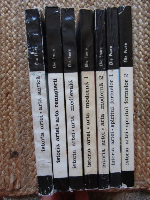 ELIE FAURE - ISTORIA ARTEI 7 volume, seria integrala, editura Meridiane