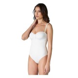 Costum de baie intreg pentru femei Lovable, alb, 85D - OUTLET