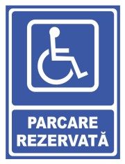 Parcare Rezervata Persoanelor cu Handicap foto