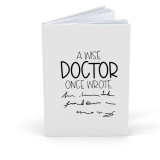Agenda/Jurnal cu mesaj amuzant pentru medici, 100 file, foaie alba, Doctor Agenda
