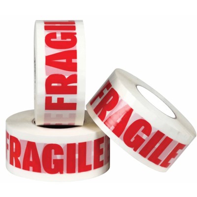 Set 3 Role Banda Adeziva tip scotch, FRAGILE, 48 mm x 100 m foto