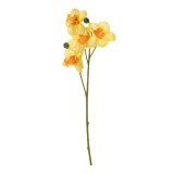 Floare decorativa artificiala, Orhidee, Galben, 36 cm, ATU-089894, Oem