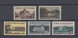 ROMANIA 1954 LP 361 CASE DE ODIHNA SERIE MNH