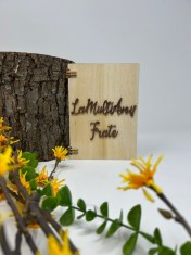 Felicitare din lemn , zLa Multi Ani, Frate!, , Cadou special personalizat