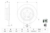 BOSCH 0 986 479 041 Disc frana