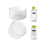 Suport sticlă de apă compatibil cu Nalgene Sustain g&acirc;t larg 32oz/48oz, g&acirc;t &icirc;ngust 32oz, fund sticlă din silicon antiderapant