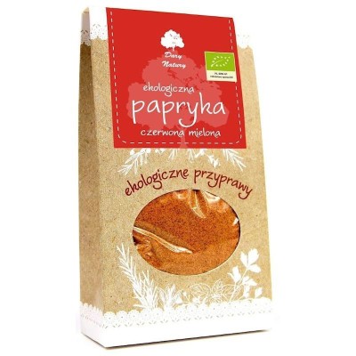 Condiment Paprika Ardei Rosu Dulce Macinat Bio 50 grame Dary Natury foto