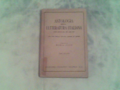 Antologia della letteratura italiana passi scelti dal sec XIII-XIX-Maria Cucu foto