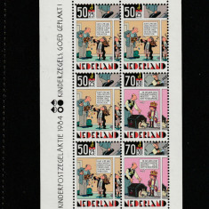 Olanda 1984-Desene animate pentru copii,MNH,Mi.Bl.27