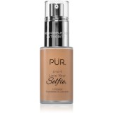 P&Uuml;R Cosmetics 4-in-1 Love Your Selfie make-up si corector 2 in 1 culoare MG7 30 ml