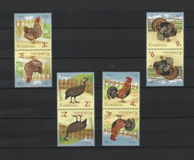 ROMANIA 2023 - PASARI DE CURTE, TETE BECHE 1, MNH - LP 2430 foto