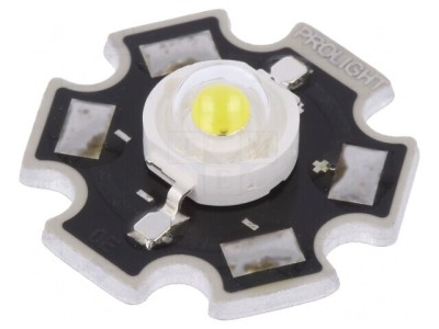 LED Putere Alb Rece 3W 700mA 130&amp;deg; foto