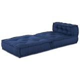 VidaXL Pouffe modular , indigo, 70x70x54 cm