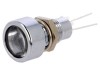 Lampă LED Plată Albă SIGNAL-CONSTRUCT SDML086 IP67 Cu Lentilă Diametru 5mm Montaj PCB Alama