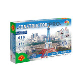 Set constructie 618 piese metalice Constructor PRO Turnul Eiffel 5in1, Alexander EduKinder World, Alexander Toys