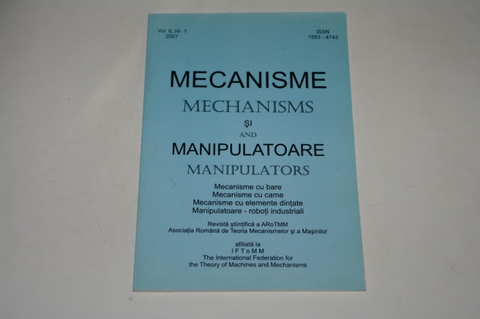 Revista Mecanisme Nr. 1 - 2007