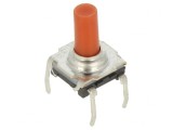Micro&icirc;ntrerupător TACT SPST-NO 0,01A 32VDC THT