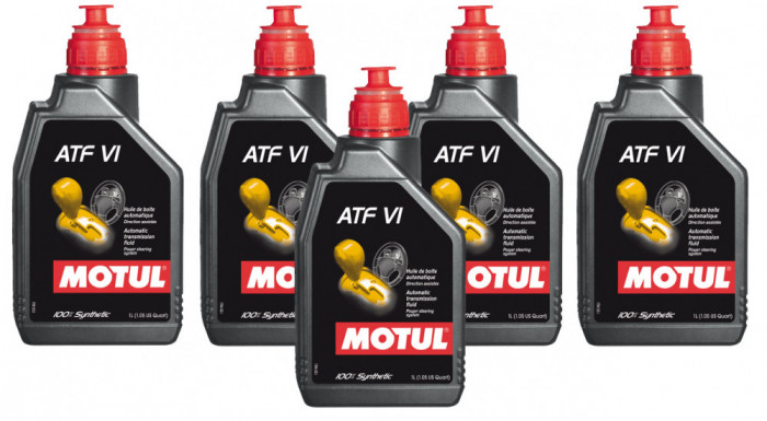 Pachet 5 Buc Ulei transmisie automata Motul Atf VI 1L