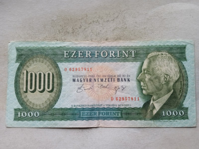 UNGARIA-1000 FORINT 1992 foto