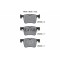 Placute frana BMW 1 (F20) 07.11-06.19, 1 (F21) 12.11-12.19, 1 Van (F20) 03.15-06.19, 2 Cabriolet (F23) 03.14-06.21, 2 Coupe (F22 F87) 10.12-06.21, 3