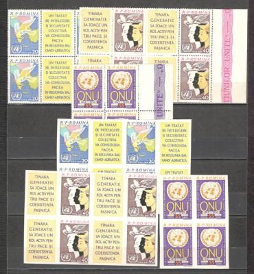 Romania.1961 15 ani ONU bloc 4 TR.593 foto